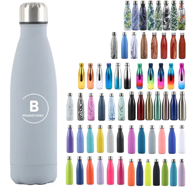 17 oz  Stainless Steel Vacuum Insulated Water Bottle - 17 oz  Stainless Steel Vacuum Insulated Water Bottle - Image 0 of 2