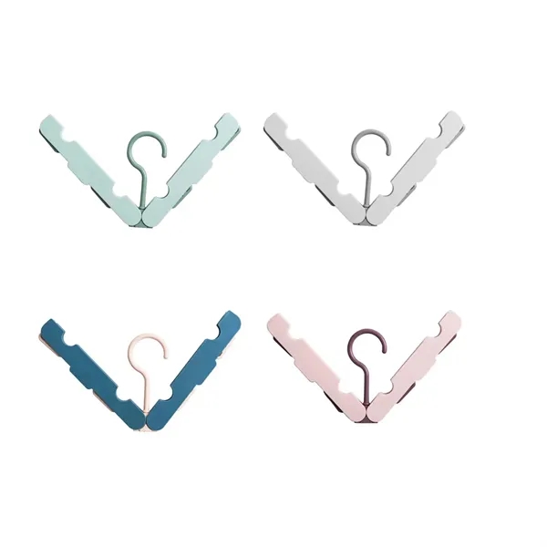Portable Travel Folding Clothes Hangers - Portable Travel Folding Clothes Hangers - Image 1 of 1