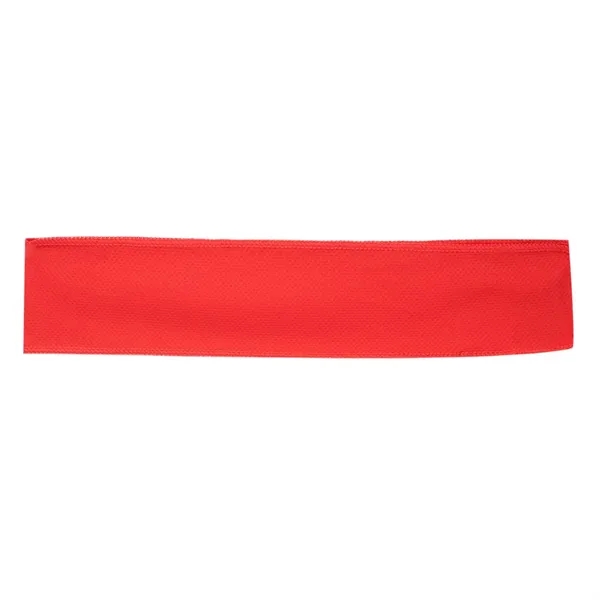 Athletic Tie Back Polyester Sports Headband - Athletic Tie Back Polyester Sports Headband - Image 4 of 11