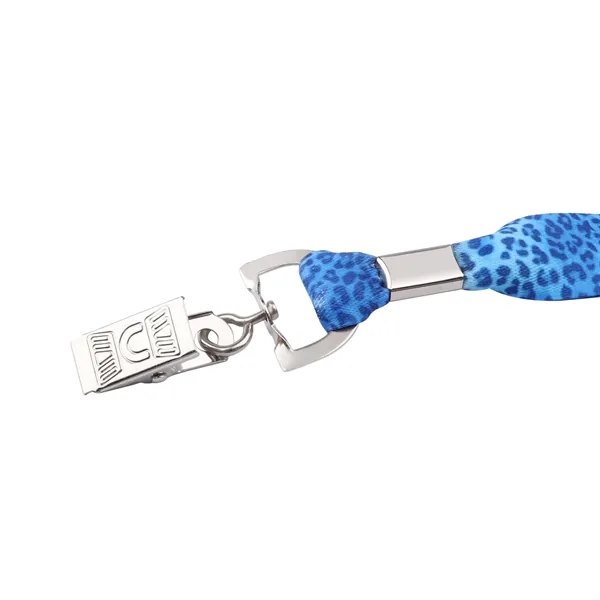 3/4" Full Color Custom Polyester Lanyards ID Badge Holder - 3/4" Full Color Custom Polyester Lanyards ID Badge Holder - Image 6 of 8