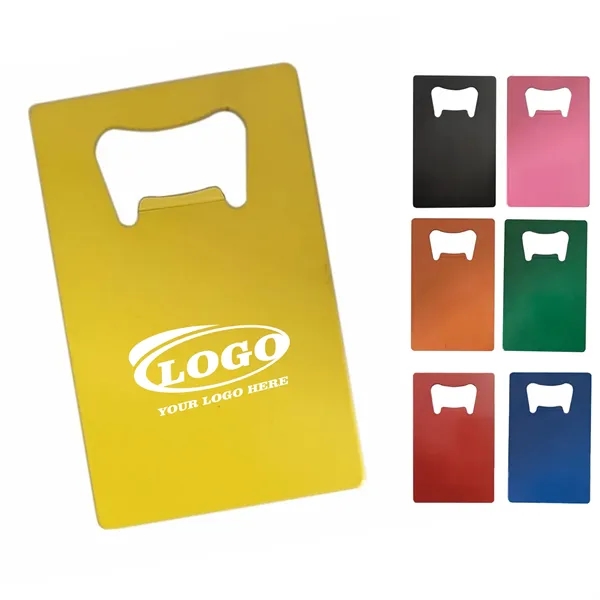 Stainless Steel Credit Card Bottle Opener - Stainless Steel Credit Card Bottle Opener - Image 0 of 5