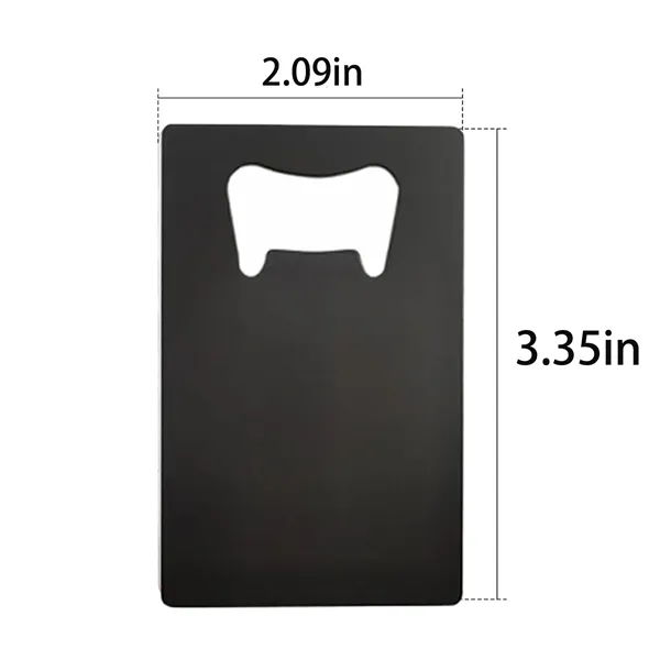 Stainless Steel Credit Card Bottle Opener - Stainless Steel Credit Card Bottle Opener - Image 1 of 5