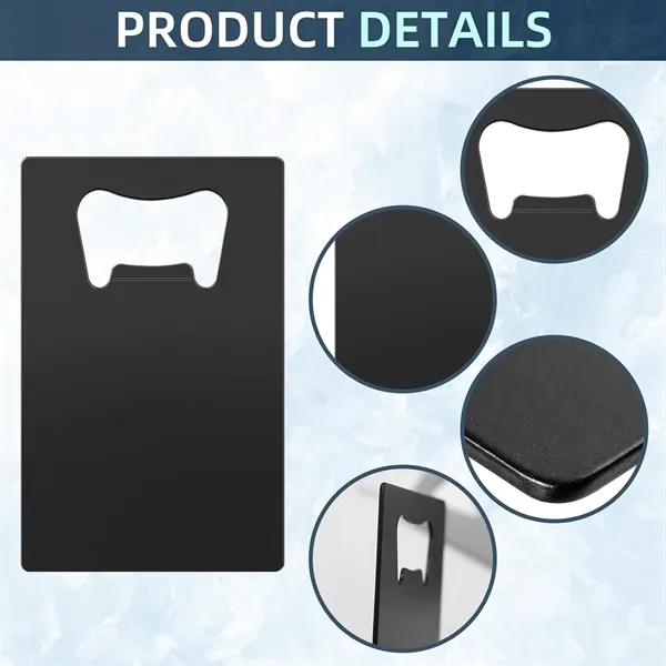 Stainless Steel Credit Card Bottle Opener - Stainless Steel Credit Card Bottle Opener - Image 5 of 5