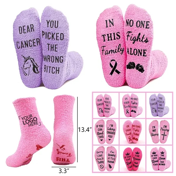 Breast Cancer Awareness Grip Socks - Breast Cancer Awareness Grip Socks - Image 0 of 0