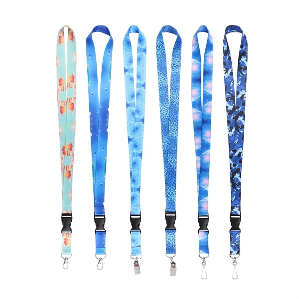 3/4" Polyester Detachable Lanyards Sublimated Full Color - 3/4" Polyester Detachable Lanyards Sublimated Full Color - Image 2 of 7