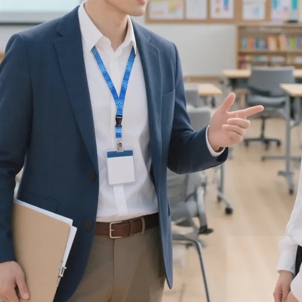 3/4" Polyester Detachable Lanyards Sublimated Full Color - 3/4" Polyester Detachable Lanyards Sublimated Full Color - Image 3 of 7