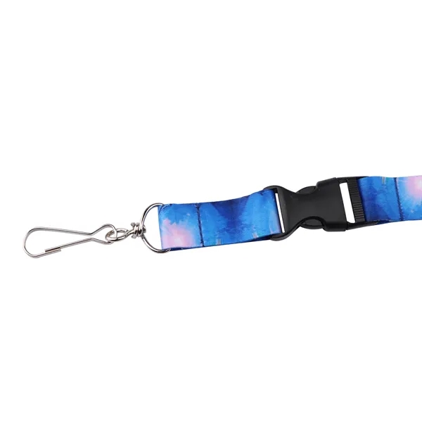 3/4" Polyester Detachable Lanyards Sublimated Full Color - 3/4" Polyester Detachable Lanyards Sublimated Full Color - Image 4 of 7