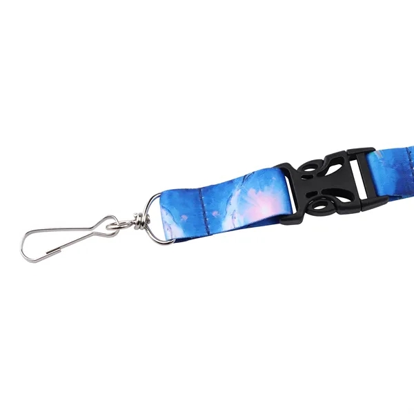 3/4" Full Color Custom Detachable Lanyard W/ Metal J Hook - 3/4" Full Color Custom Detachable Lanyard W/ Metal J Hook - Image 4 of 4