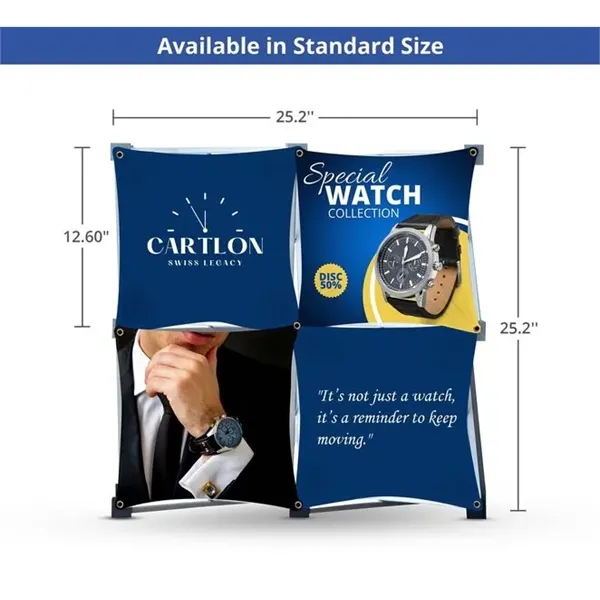 2x2 Micro GeoMetrix Table Top Display Package 12.60"x12.60" - 2x2 Micro GeoMetrix Table Top Display Package 12.60"x12.60" - Image 4 of 5