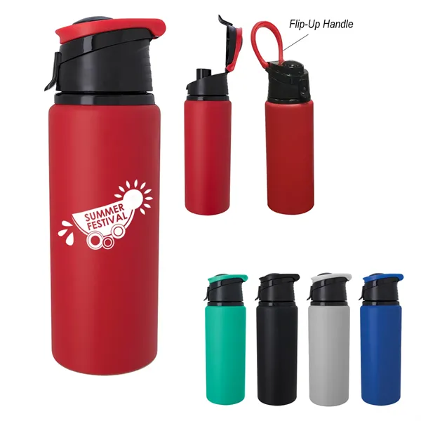 24 Oz. Velvet Touch Aluminum Bottle - 24 Oz. Velvet Touch Aluminum Bottle - Image 0 of 10