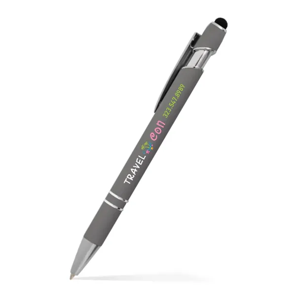 Alexandria Stylus Satin Soft Touch Click Metal Pen - Alexandria Stylus Satin Soft Touch Click Metal Pen - Image 8 of 28
