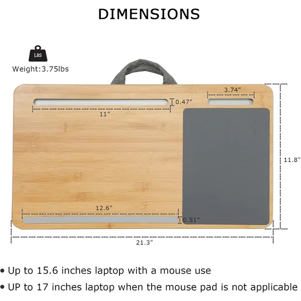 Bamboo Laptop Desk - Bamboo Laptop Desk - Image 1 of 8