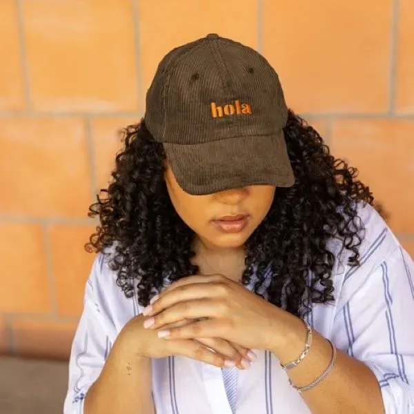 6-PANEL HAT - CURVED BRIM - UNSTRUCTURED - CORDUROY - 6-PANEL HAT - CURVED BRIM - UNSTRUCTURED - CORDUROY - Image 0 of 8