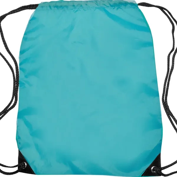 Black Trim Drawstring Bag - Black Trim Drawstring Bag - Image 2 of 22