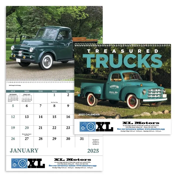 Good Value™ Treasured Trucks - Spiral Calendar - Good Value™ Treasured Trucks - Spiral Calendar - Image 0 of 2