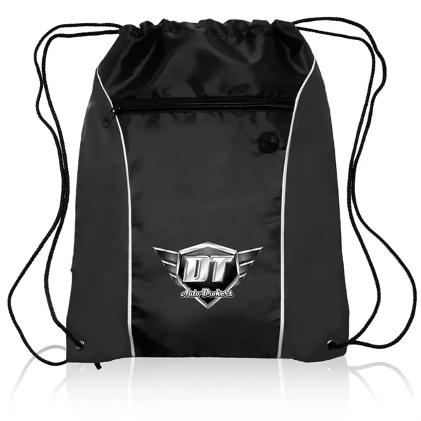 Side Color Drawstring Bag - Side Color Drawstring Bag - Image 1 of 10