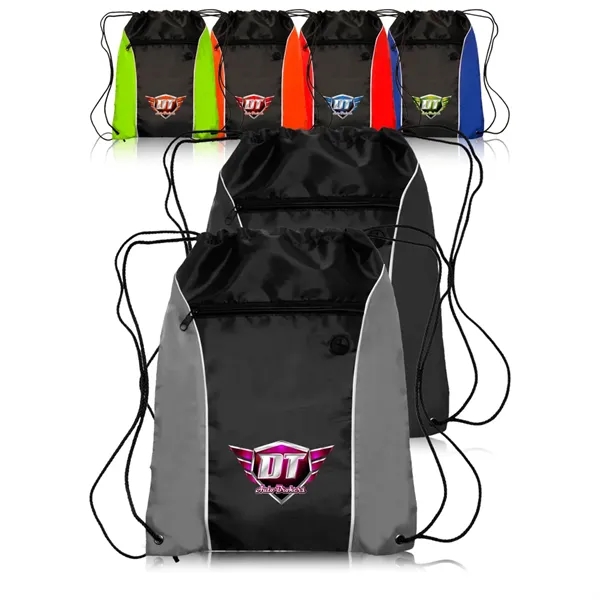 Side Color Drawstring Bag - Side Color Drawstring Bag - Image 0 of 10