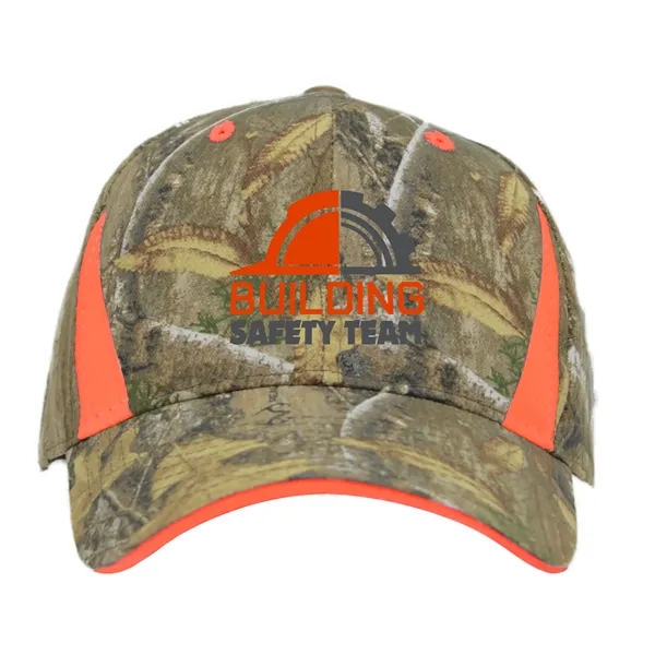 Camo Cap With Blaze Inserts - Camo Cap With Blaze Inserts - Image 4 of 4