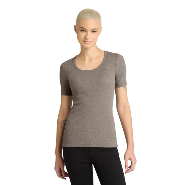 Custom District Women's V.I.T. Rib Scoop Neck Tee