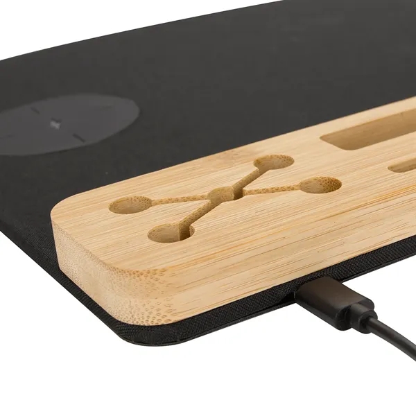 Eco Mouse Pad with 10W Wireless Charger - Eco Mouse Pad with 10W Wireless Charger - Image 2 of 2