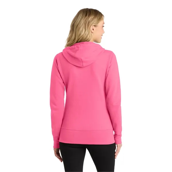 Port & Co Women's Core Fleece Full-Zip Hooded Sweatshirt. - Port & Co Women's Core Fleece Full-Zip Hooded Sweatshirt. - Image 24 of 34