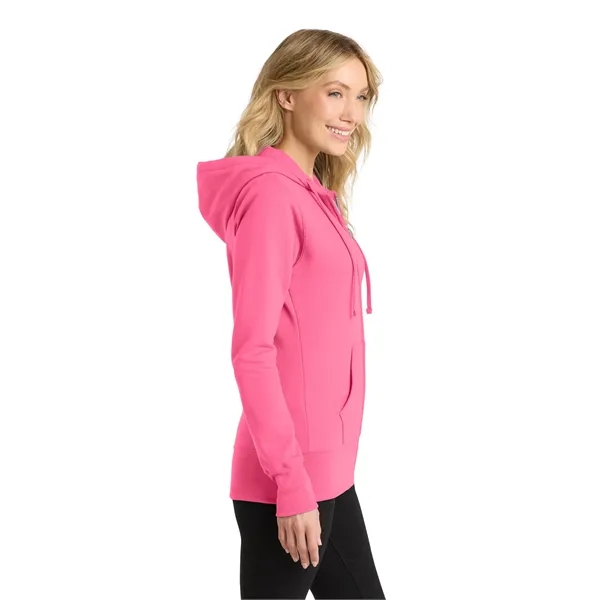 Port & Co Women's Core Fleece Full-Zip Hooded Sweatshirt. - Port & Co Women's Core Fleece Full-Zip Hooded Sweatshirt. - Image 25 of 34