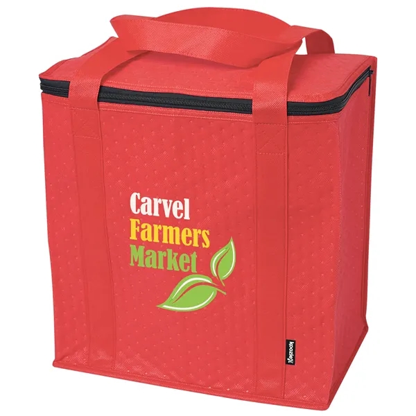 Koozie® Zippered Insulated Grocery Tote - Koozie® Zippered Insulated Grocery Tote - Image 3 of 10
