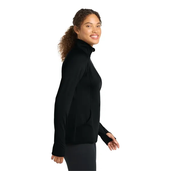 Sport-Tek Women's Sport-Wick Stretch 1/4-Zip Pullover. - Sport-Tek Women's Sport-Wick Stretch 1/4-Zip Pullover. - Image 1 of 85