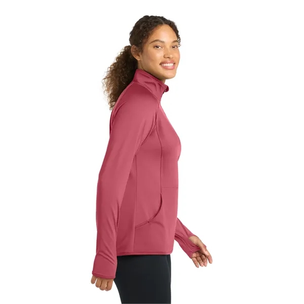 Sport-Tek Women's Sport-Wick Stretch 1/4-Zip Pullover. - Sport-Tek Women's Sport-Wick Stretch 1/4-Zip Pullover. - Image 7 of 85