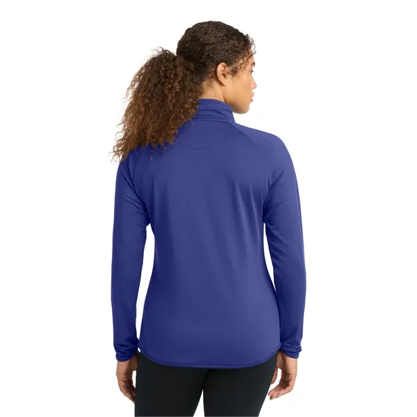 Sport-Tek Women's Sport-Wick Stretch 1/4-Zip Pullover. - Sport-Tek Women's Sport-Wick Stretch 1/4-Zip Pullover. - Image 10 of 85