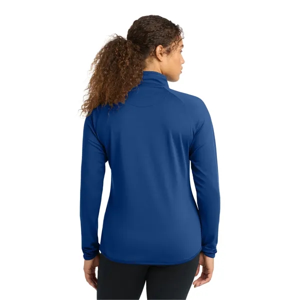 Sport-Tek Women's Sport-Wick Stretch 1/4-Zip Pullover. - Sport-Tek Women's Sport-Wick Stretch 1/4-Zip Pullover. - Image 28 of 85