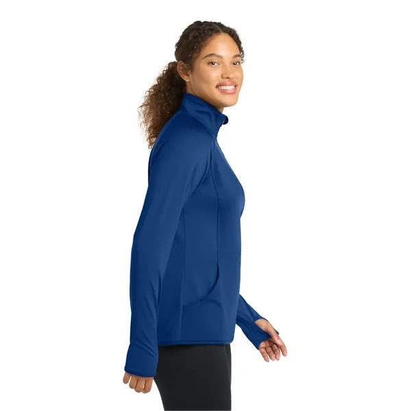 Sport-Tek Women's Sport-Wick Stretch 1/4-Zip Pullover. - Sport-Tek Women's Sport-Wick Stretch 1/4-Zip Pullover. - Image 30 of 85