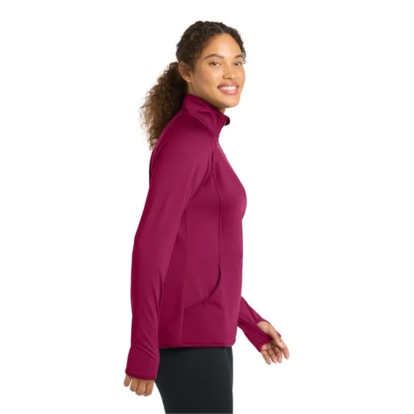 Sport-Tek Women's Sport-Wick Stretch 1/4-Zip Pullover. - Sport-Tek Women's Sport-Wick Stretch 1/4-Zip Pullover. - Image 35 of 85