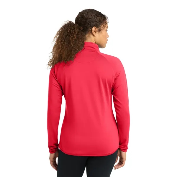 Sport-Tek Women's Sport-Wick Stretch 1/4-Zip Pullover. - Sport-Tek Women's Sport-Wick Stretch 1/4-Zip Pullover. - Image 39 of 85
