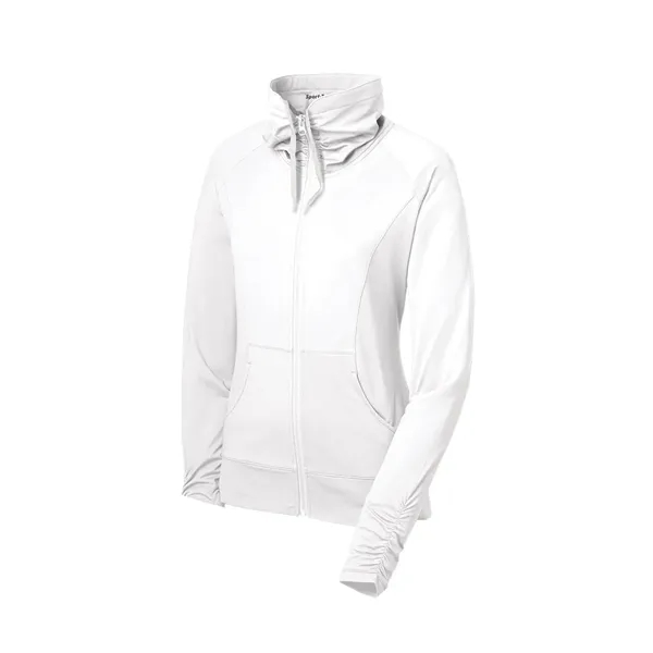 Sport-Tek Women's Sport-Wick Stretch Full-Zip Jacket. - Sport-Tek Women's Sport-Wick Stretch Full-Zip Jacket. - Image 17 of 24