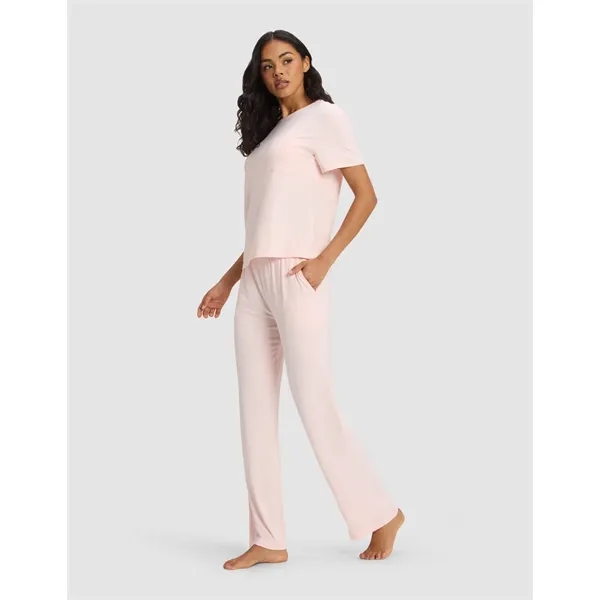 Women's Bamboo Stretch-Knit Lounge Tee - Women's Bamboo Stretch-Knit Lounge Tee - Image 4 of 7