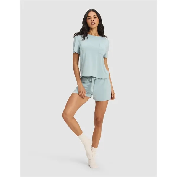 Women's Bamboo Stretch-Knit Lounge Tee - Women's Bamboo Stretch-Knit Lounge Tee - Image 6 of 7