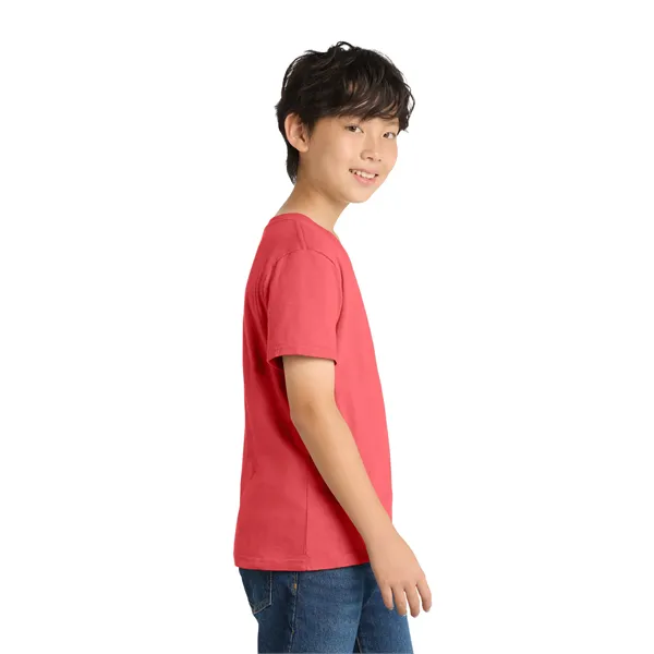 Port & Co Youth Beach Wash Garment-Dyed Tee. - Port & Co Youth Beach Wash Garment-Dyed Tee. - Image 81 of 98