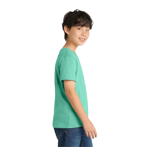 Port & Co Youth Beach Wash Garment-Dyed Tee. - Port & Co Youth Beach Wash Garment-Dyed Tee. - Image 91 of 98