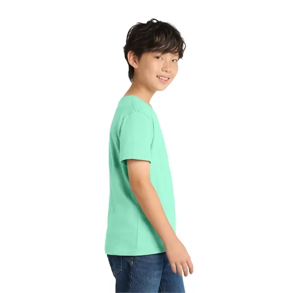 Port & Co Youth Beach Wash Garment-Dyed Tee. - Port & Co Youth Beach Wash Garment-Dyed Tee. - Image 97 of 98