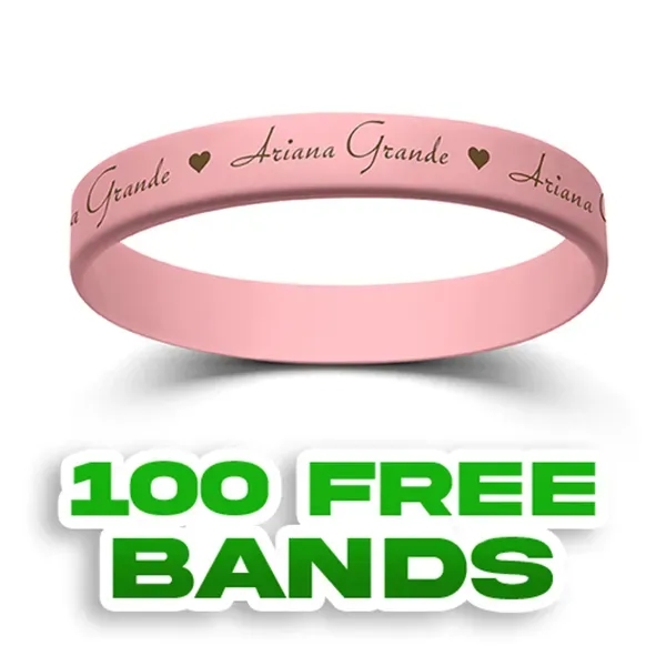 Custom Printed Silicone Wristbands - Custom Printed Silicone Wristbands - Image 0 of 11