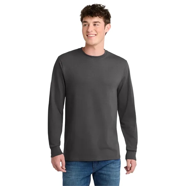 Port & Co Long Sleeve Core Blend Tee. - Port & Co Long Sleeve Core Blend Tee. - Image 21 of 93