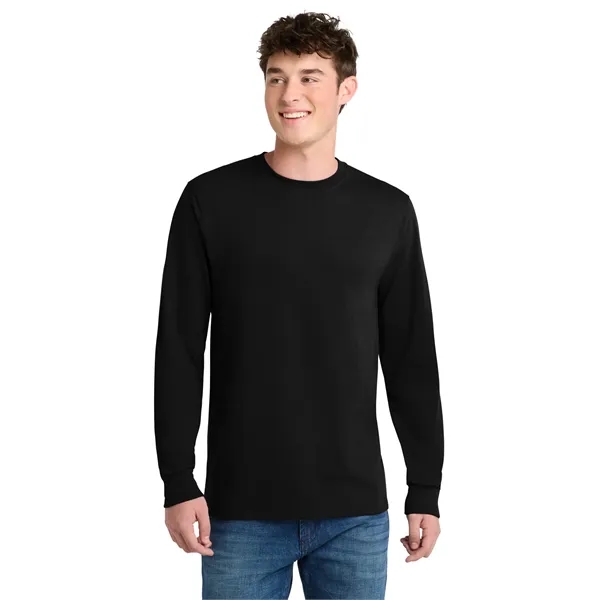 Port & Co Tall Long Sleeve Core Blend Tee. - Port & Co Tall Long Sleeve Core Blend Tee. - Image 30 of 59