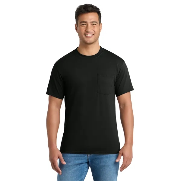 Port & Co Core Blend Pocket Tee. - Port & Co Core Blend Pocket Tee. - Image 31 of 85