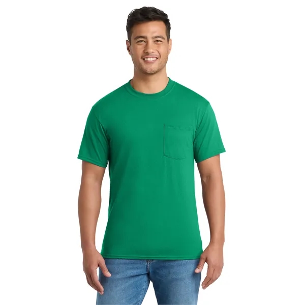 Port & Co Core Blend Pocket Tee. - Port & Co Core Blend Pocket Tee. - Image 36 of 85
