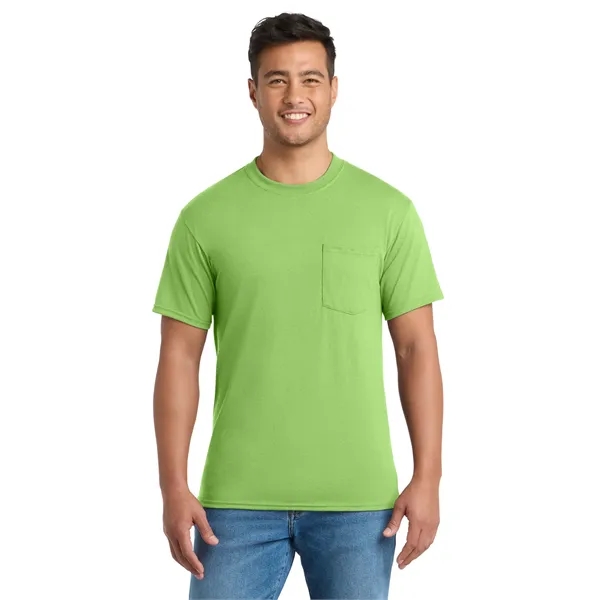 Port & Co Core Blend Pocket Tee. - Port & Co Core Blend Pocket Tee. - Image 46 of 85