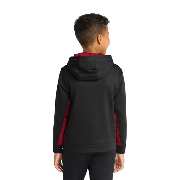 Sport-Tek Youth Sport-Wick CamoHex Fleece Colorblock Hood... - Sport-Tek Youth Sport-Wick CamoHex Fleece Colorblock Hood... - Image 6 of 24
