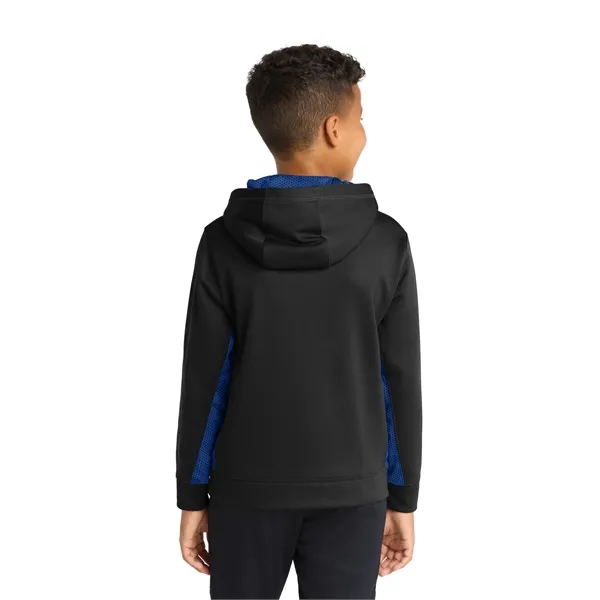 Sport-Tek Youth Sport-Wick CamoHex Fleece Colorblock Hood... - Sport-Tek Youth Sport-Wick CamoHex Fleece Colorblock Hood... - Image 11 of 24