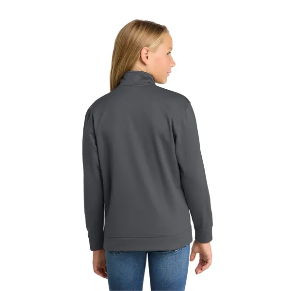 Sport-Tek Youth Sport-Wick Fleece Full-Zip Jacket. - Sport-Tek Youth Sport-Wick Fleece Full-Zip Jacket. - Image 5 of 29