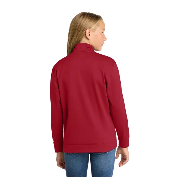 Sport-Tek Youth Sport-Wick Fleece Full-Zip Jacket. - Sport-Tek Youth Sport-Wick Fleece Full-Zip Jacket. - Image 9 of 29